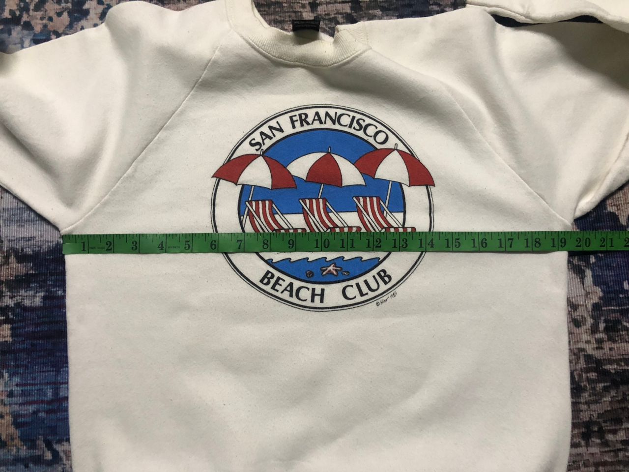 Vintage Vintage 80s San Francisco Beach Club Crewneck Sweatshirt Size US S / EU 44-46 / 1 - 11 Thumbnail