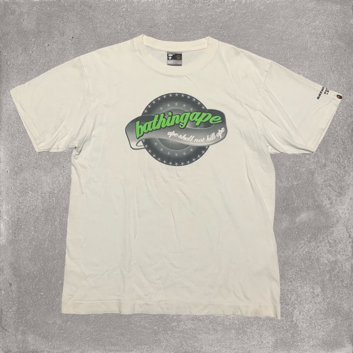 Bape Bape Large Bathing Ape White Tee Vintage OG 90s Size US L / EU 52-54 / 3 - 1 Thumbnail
