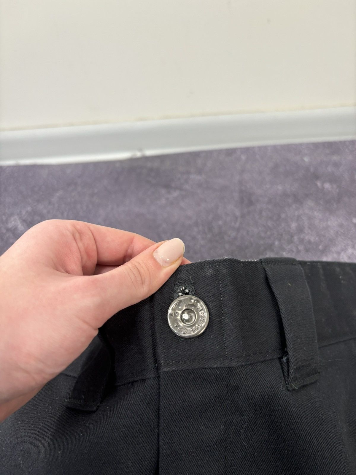 Dickies Vintage Dickies 874 Slim Straight Black Hype Skate Pants Size US 32 / EU 48 - 16 Thumbnail