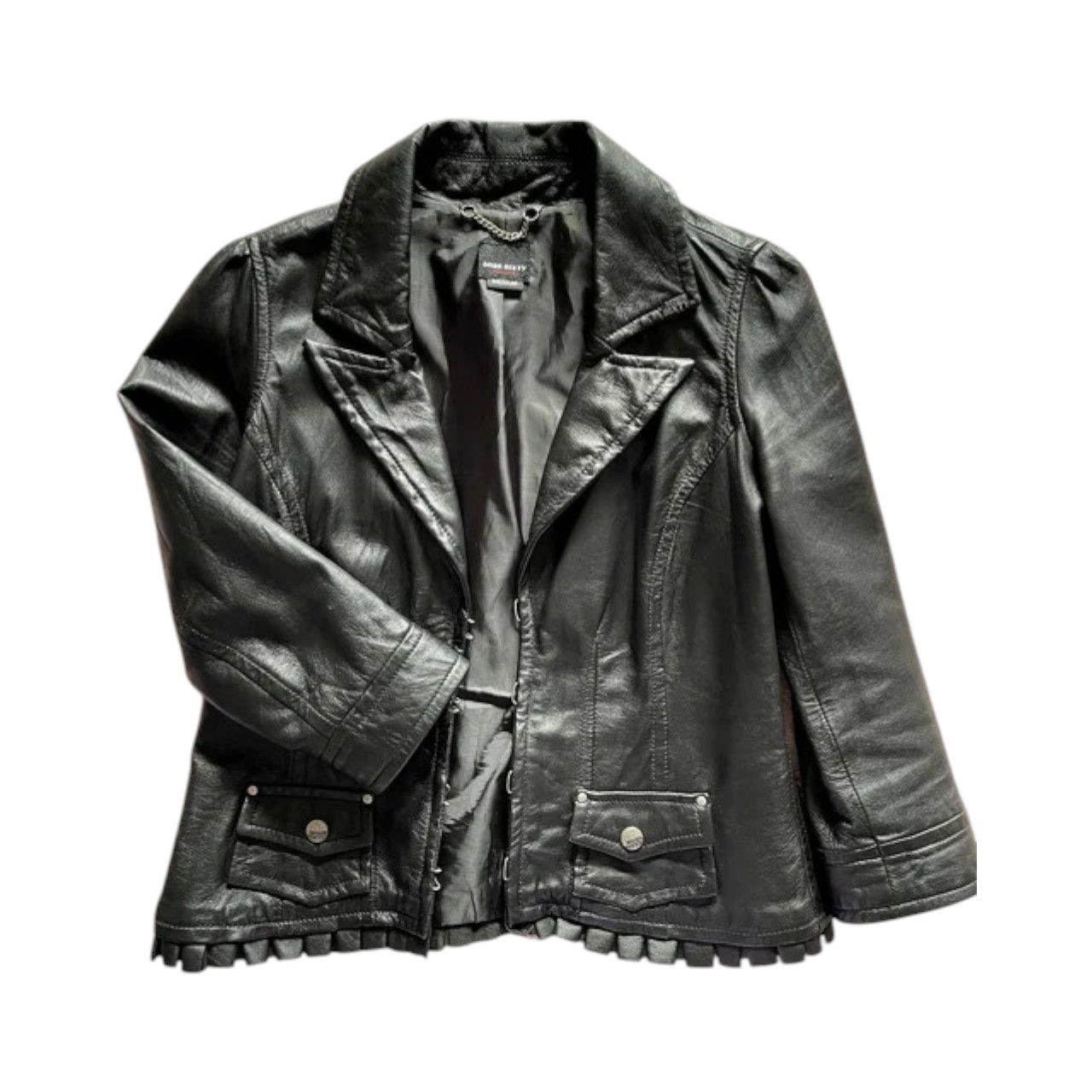 Miss Sixty Miss Sixty back leather jacket sz S Size S / US 4 / IT 40 - 1 Thumbnail