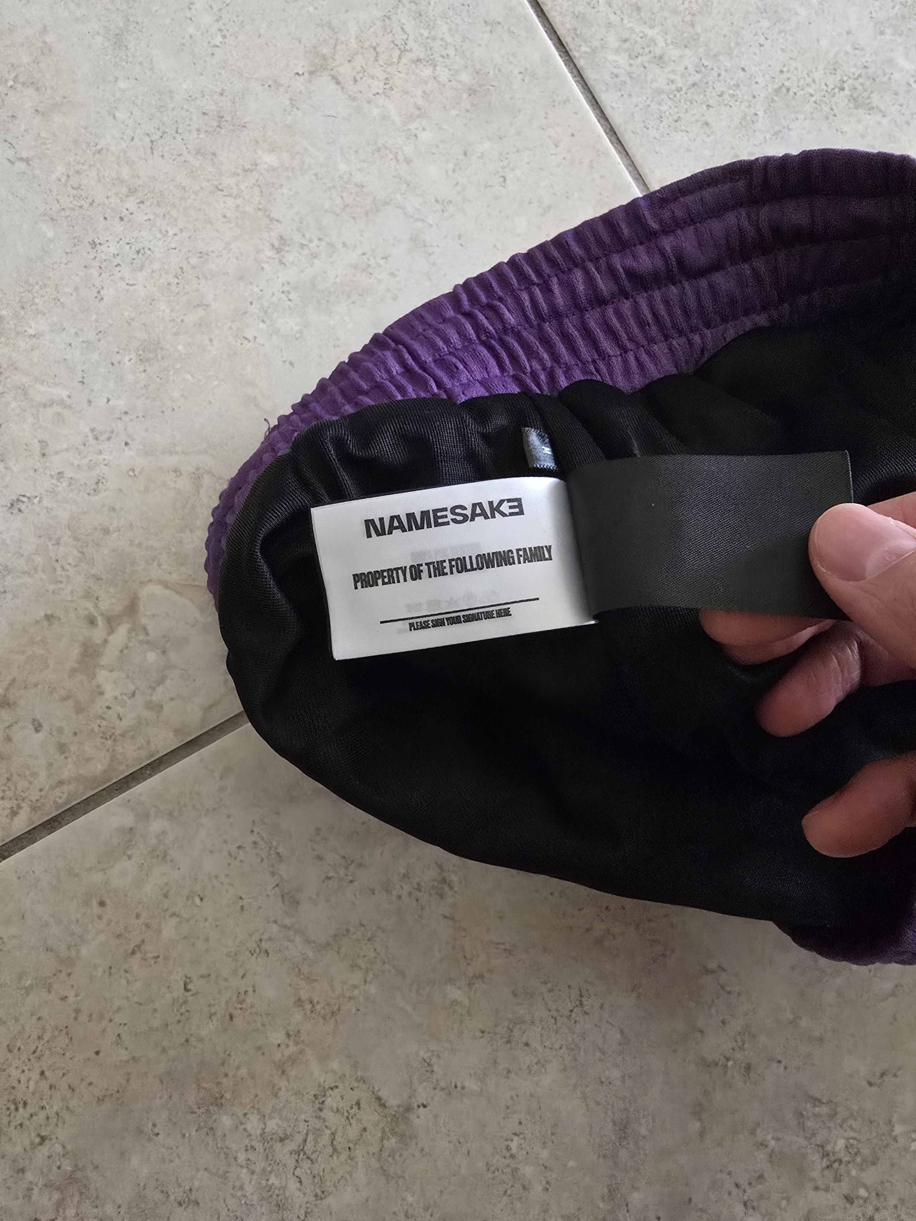 NAMESAKE Namesake Purple Lamar Carrot Trousers Size US 32 / EU 48 - 9 Thumbnail