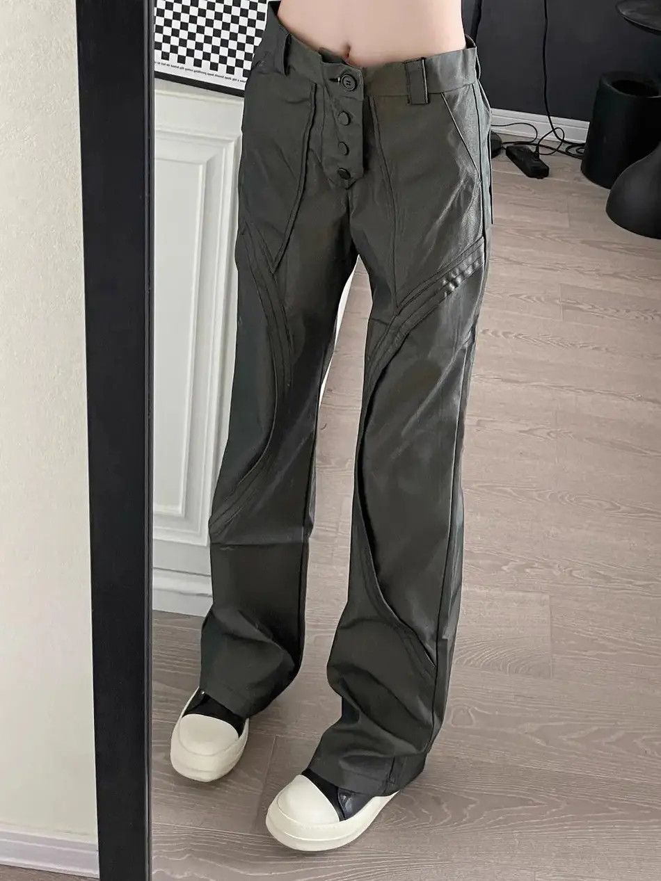 Japanese Brand × Vintage Straight and loose drape casual pants Size US 32 / EU 48 - 2 Thumbnail