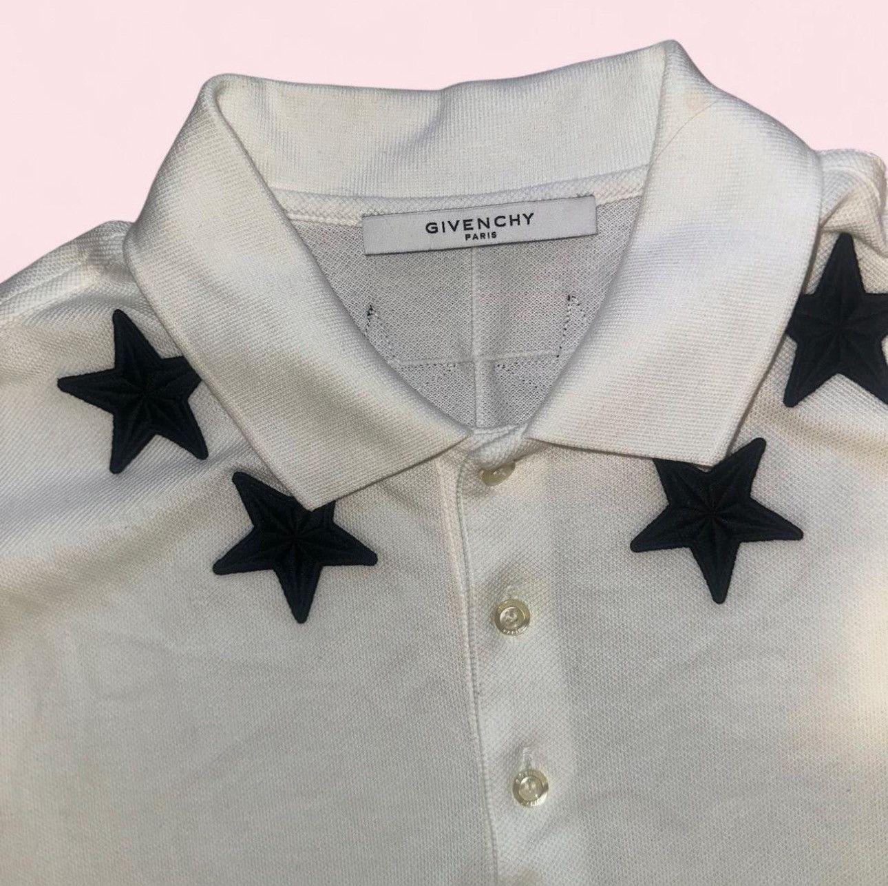 Givenchy SS14 STARS POLO RED | Grailed