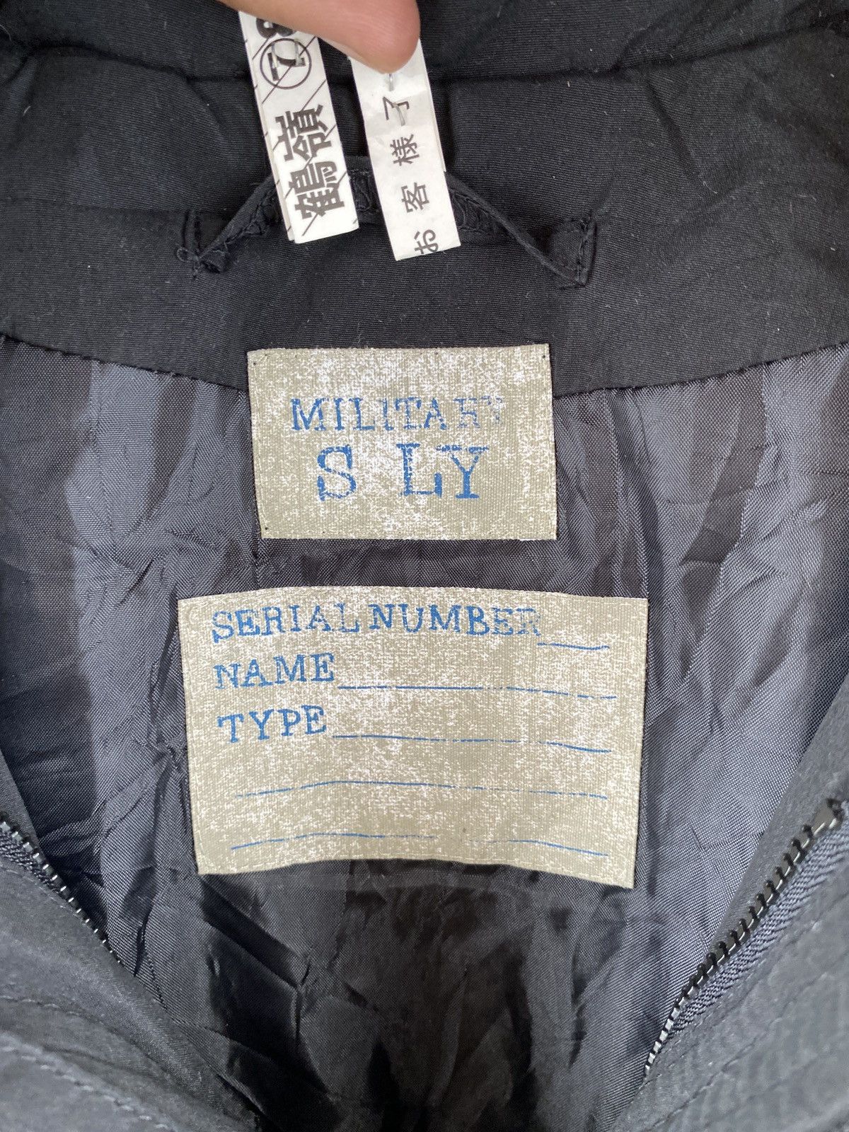 KMRii 2000’s Sly Military - Black Fur Bondage Vkei Jacket Size US M / EU 48-50 / 2 - 6 Thumbnail