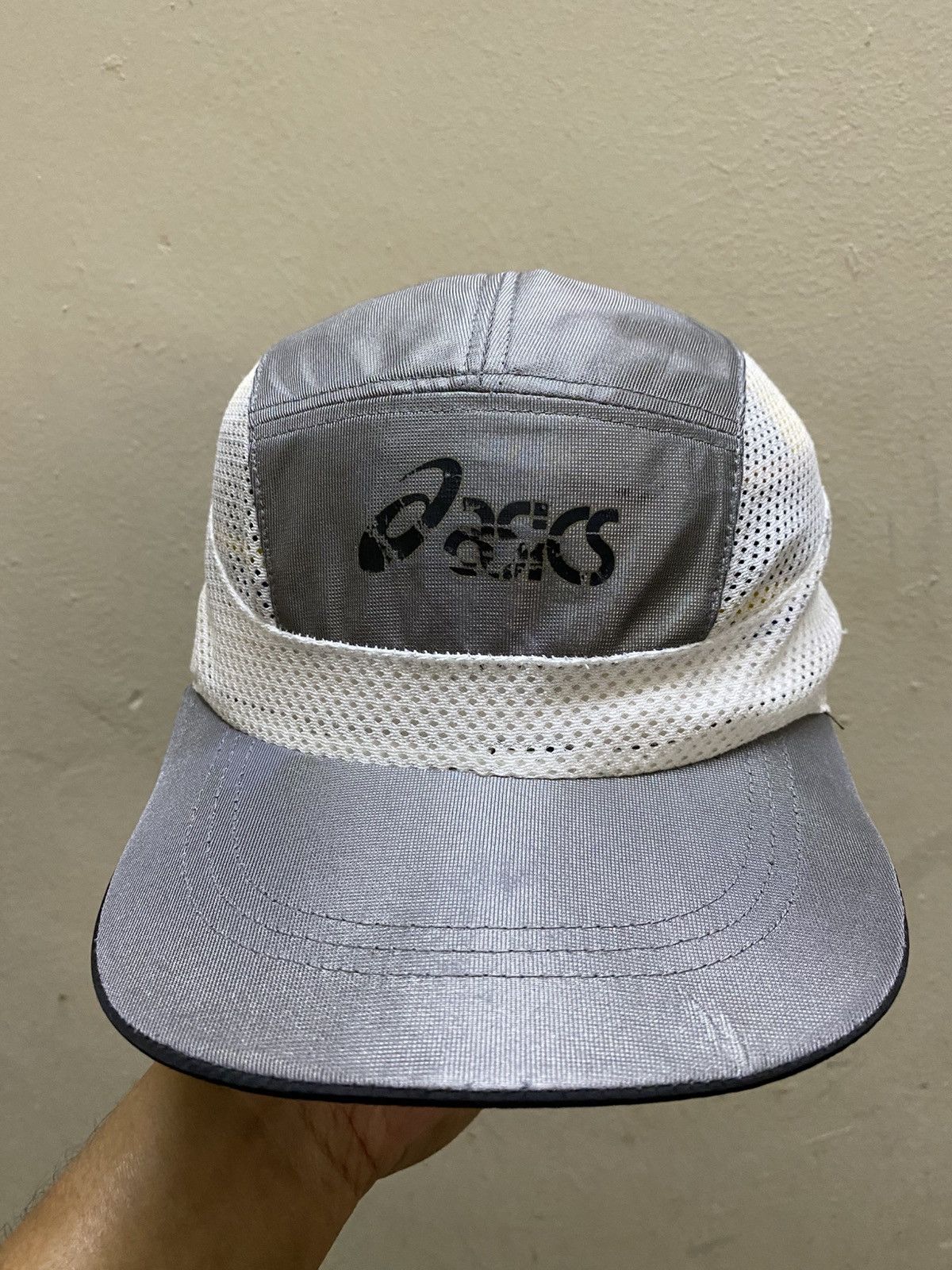 Asics × Japanese Brand Vintage 90’ Asics Running Cap Size ONE SIZE - 1 Thumbnail