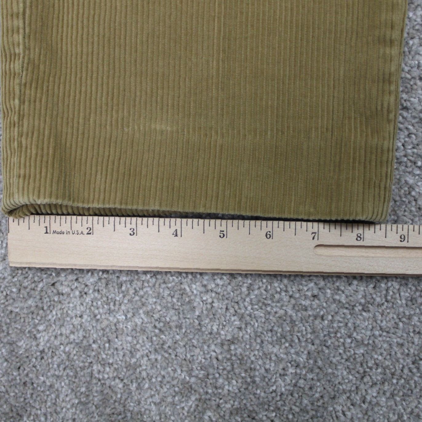 Vintage L.L. Bean Corduroy Pants Mens 34 Beige Classic Fit Pleated Straight Inseam 30" Size US 34 / EU 50 - 5 Thumbnail