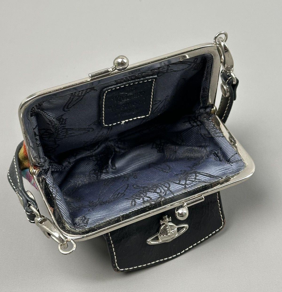 Vivienne Westwood Vivienne Westwood - Orb Logo Tartan Granny Clasp Purse Bag Size ONE SIZE - 11 Thumbnail