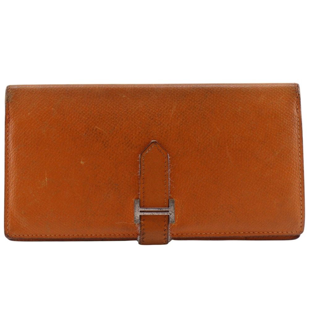Hermes Hermes Hermes Bearn Classique Veau Epsom Long Wallet Leather Long Wallet I DUTY FREE for USA Size ONE SIZE - 1 Thumbnail