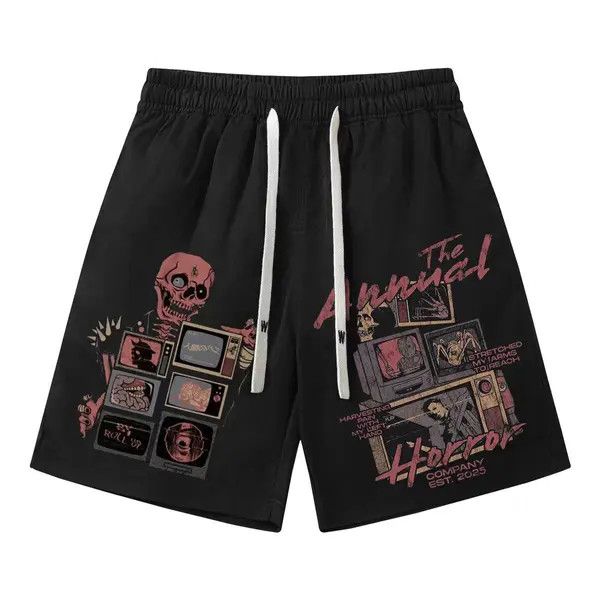 VIBE Vintage High Street Hip Hop Loose Fit Denim Shorts Size US 30 / EU 46 - 7 Thumbnail