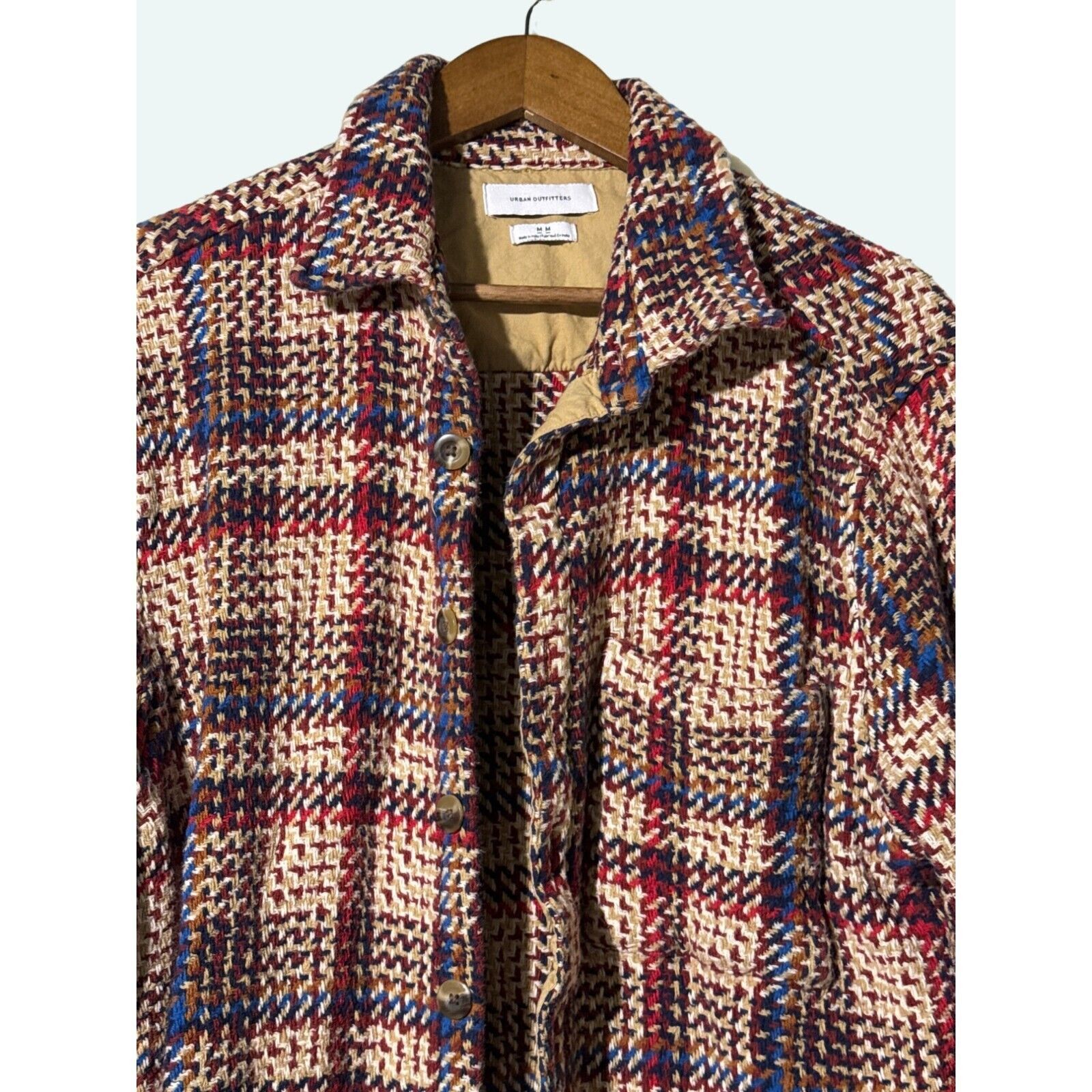 Urban Outfitters Urban Outfitters Plaid Shacket Mens Medium Size US M / EU 48-50 / 2 - 3 Thumbnail