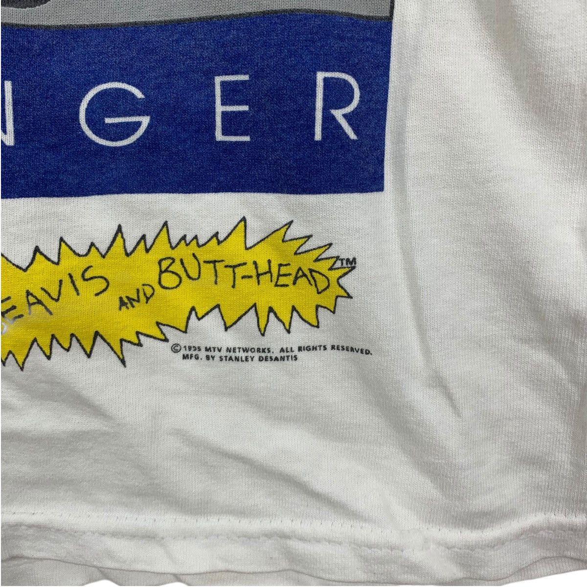 Vintage Vintage 1995 BEAVIS BUTTHEAD MTV Stanley Desantis Tee Shirt Size US M / EU 48-50 / 2 - 4 Thumbnail