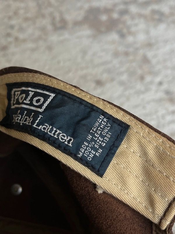 Polo Ralph Lauren OG Polo Ralph Lauren Leather Hat 2000s One Size Size ONE SIZE - 8 Thumbnail