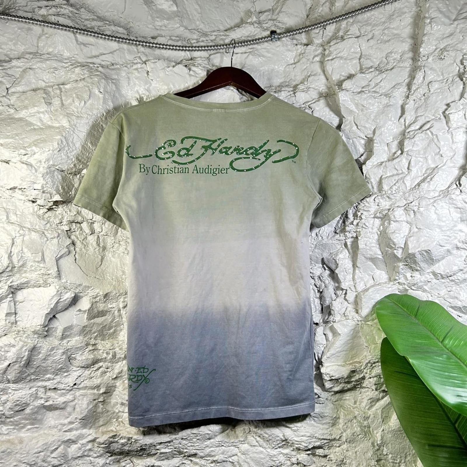 Ed Hardy Y2K Ed Hardy Swavorski Crystal Baby Tee Size Small Size S / US 4 / IT 40 - 5 Thumbnail