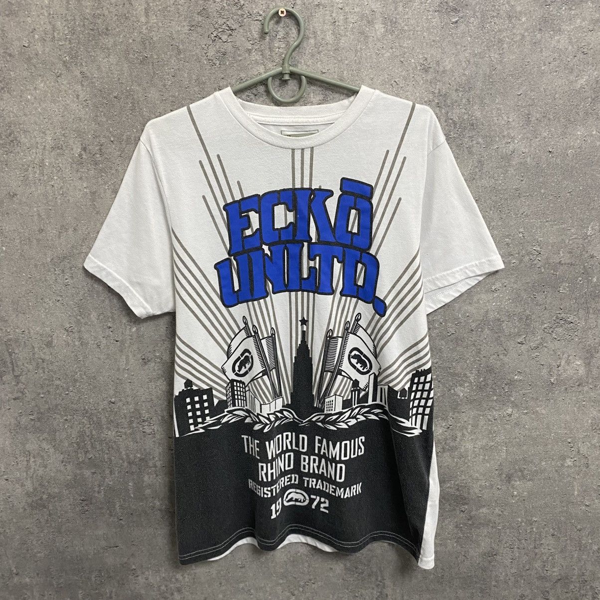 Ecko Unltd. Vintage Ecko Unltd T Shirt Big Logo Baggy Y2K Avantgarde 90s Size US M / EU 48-50 / 2 - 4 Thumbnail