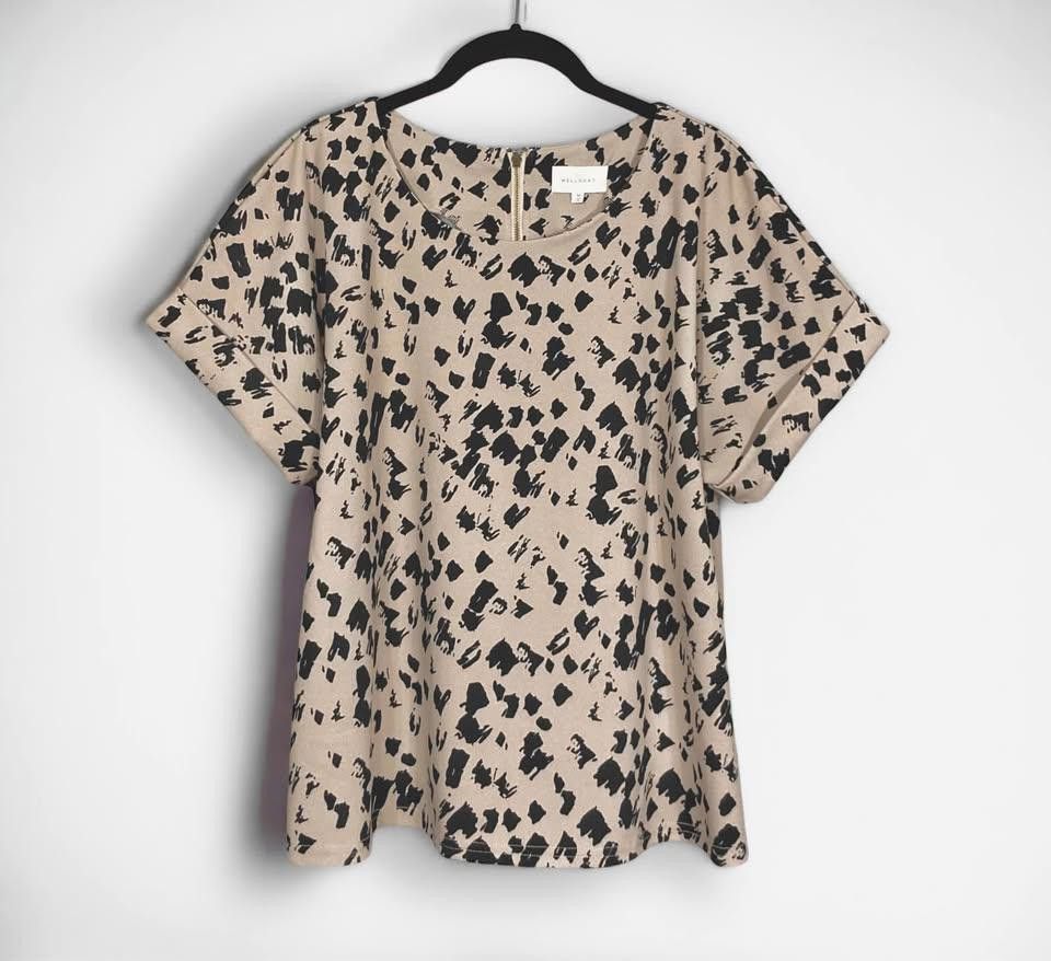 Designer MELLÖDAY Women's Abstract Print Top - Size M Size M / US 6-8 / IT 42-44 - 2 Thumbnail