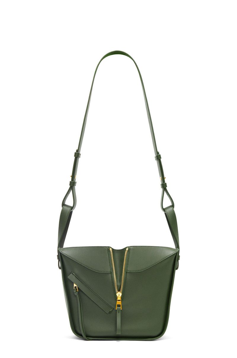 Loewe o1in1g0426 Size: OS / Compact Hammock Bag in Bottle Green Size ONE SIZE - 8 Thumbnail
