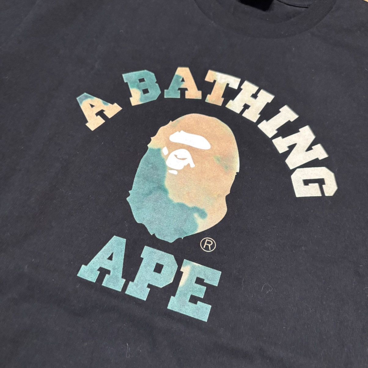 Bape New Bape Tie Dye College Logo Tee Size US L / EU 52-54 / 3 - 4 Thumbnail
