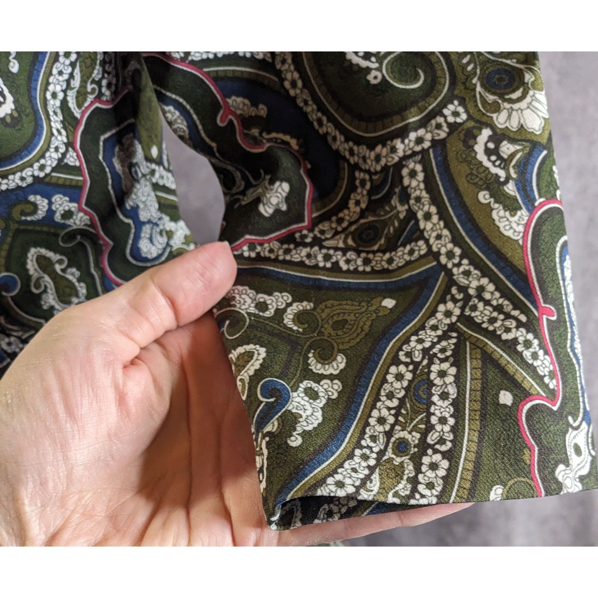 Other Verom By Memento Paisley Button-Up Collared Dress With 3/4 S Size S / US 4 / IT 40 - 6 Thumbnail