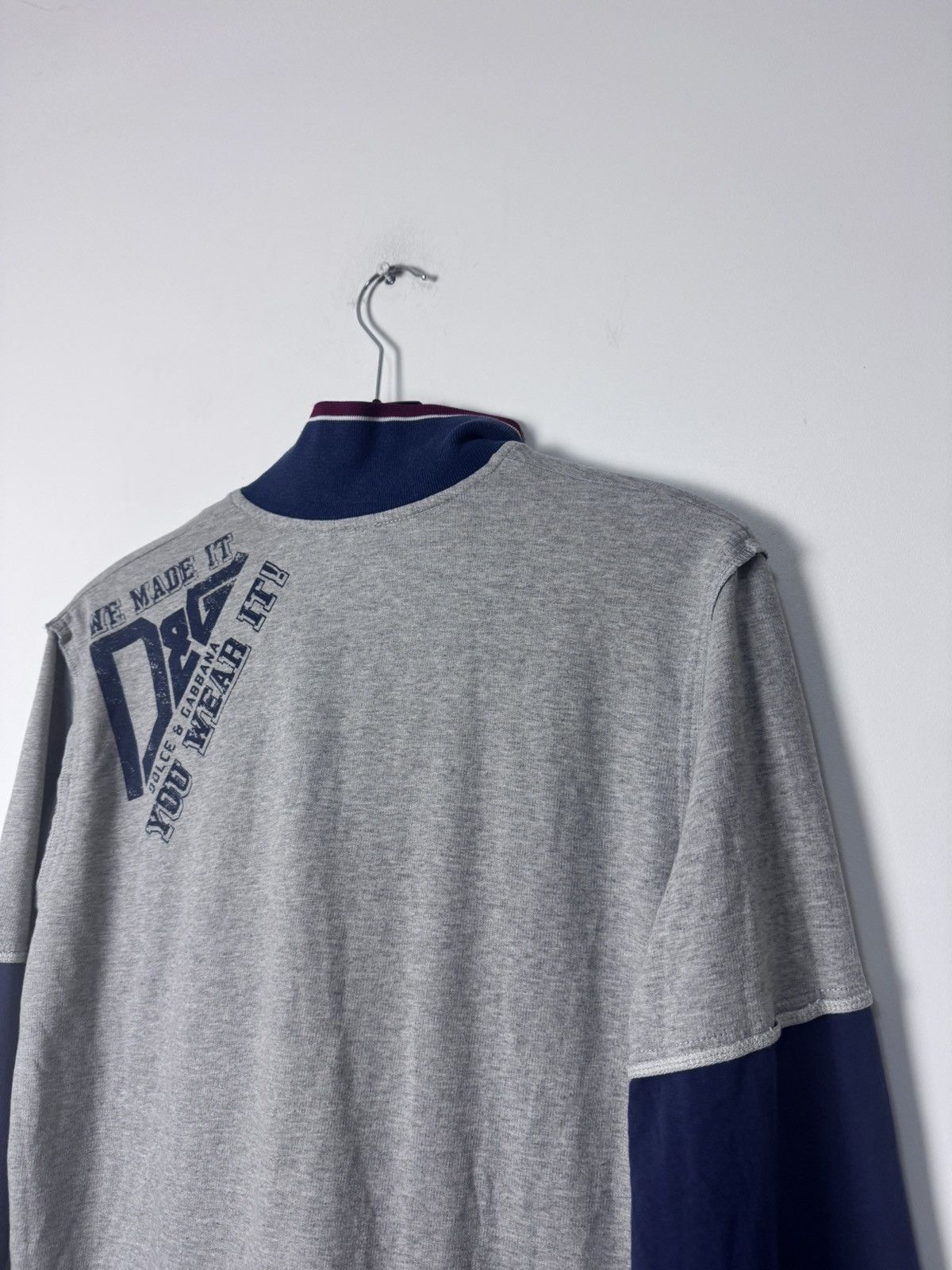 Dolce & Gabbana Dolce Gabbana “We Made It” Archive Half Zip Pullover D&G Size US M / EU 48-50 / 2 - 12 Thumbnail