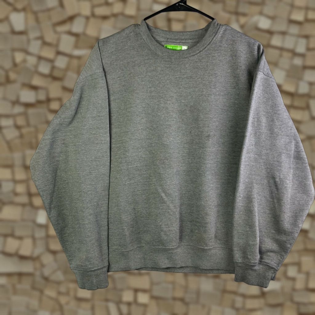 Tek Gear Tek Gear Sweatshirt Mens Medium Gray Long Sleeve Crew Neck Pullover Size US M / EU 48-50 / 2 - 1 Thumbnail