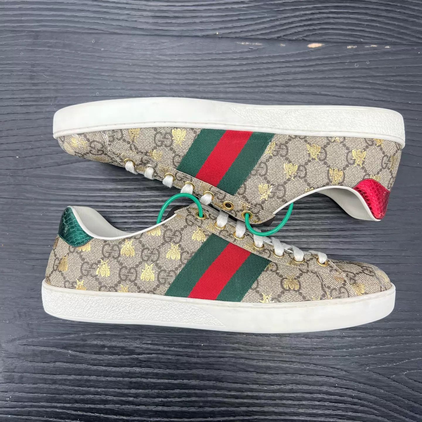 Gucci Gucci Ace Brown All-Over Print UK8 like new Size US 9 / EU 42 - 2 Thumbnail