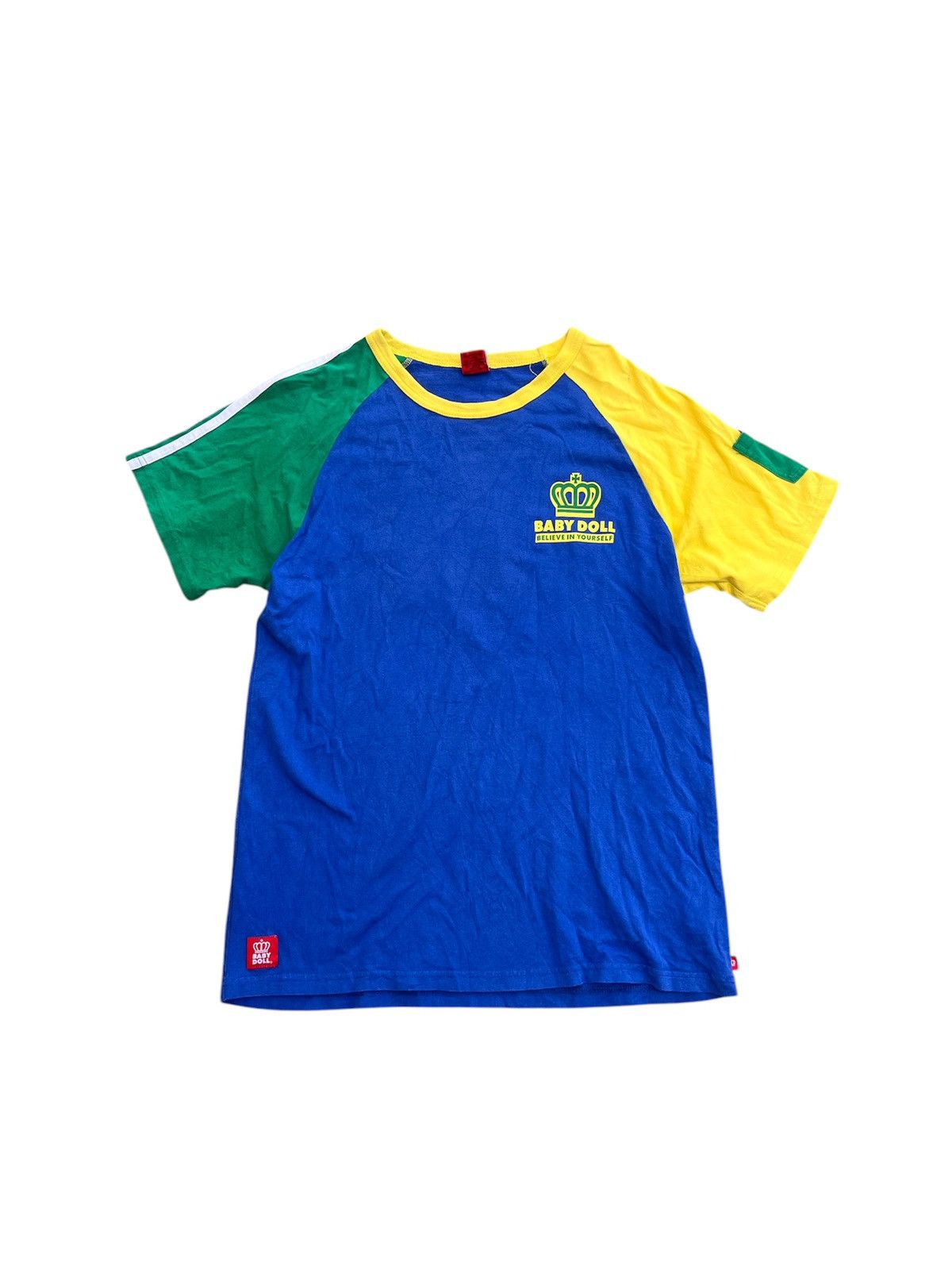 Beauty Beast × Hysteric Glamour × Japanese Brand JAPANESE Y2K BABY DOLL THREE TONE TEE Size US S / EU 44-46 / 1 - 1 Thumbnail