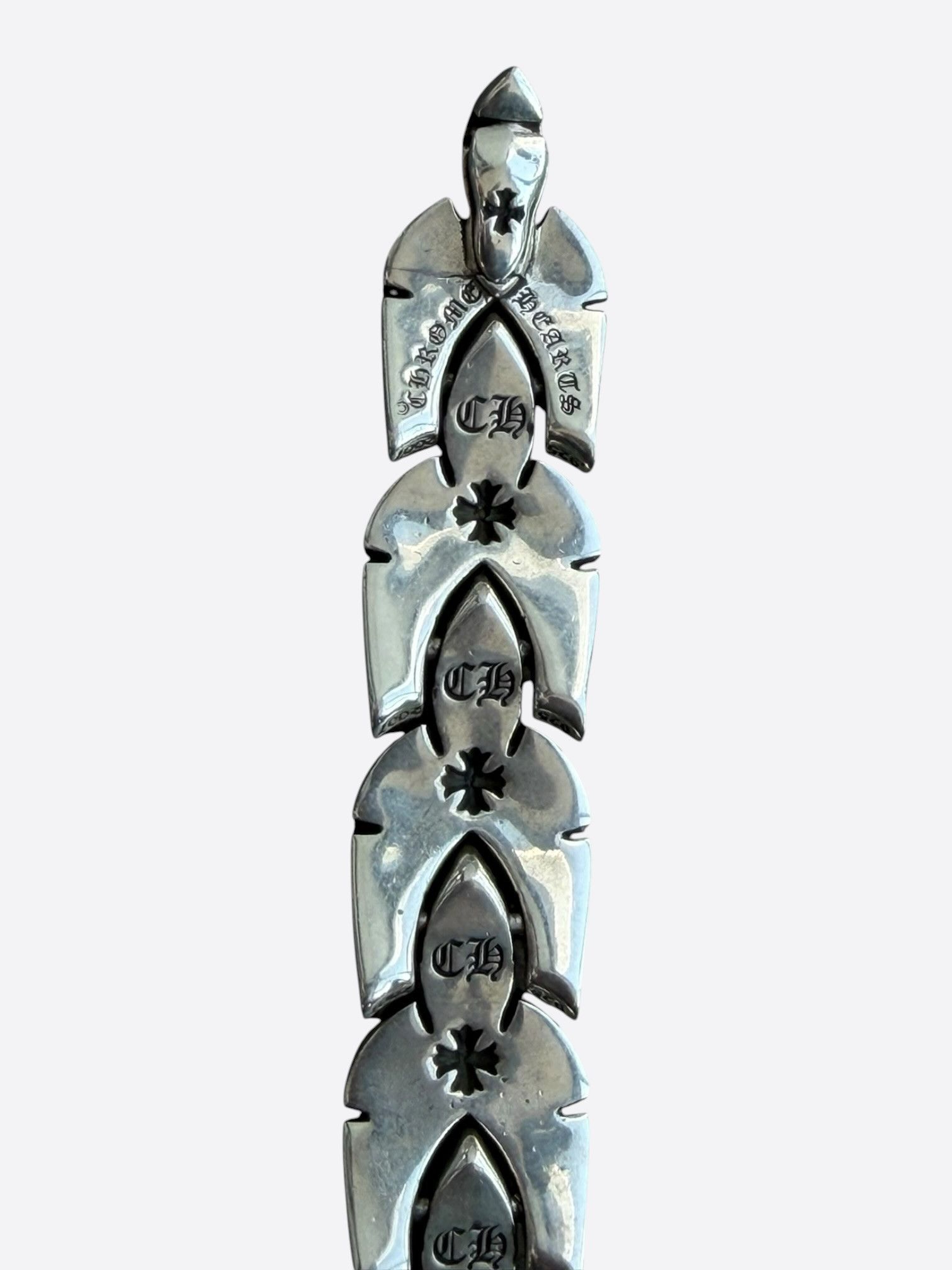 Chrome Hearts Chrome Hearts Silver Fleur Link Bracelet Size ONE SIZE - 4 Thumbnail