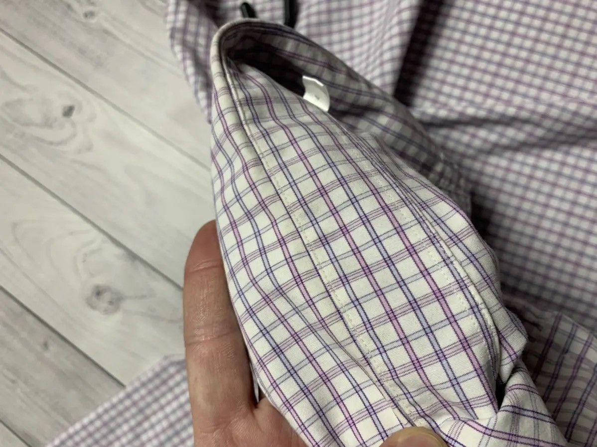 Yves Saint Laurent Vintage Shirt plaid Yves Saint Laurent Pink XL Size US XL / EU 56 / 4 - 6 Thumbnail
