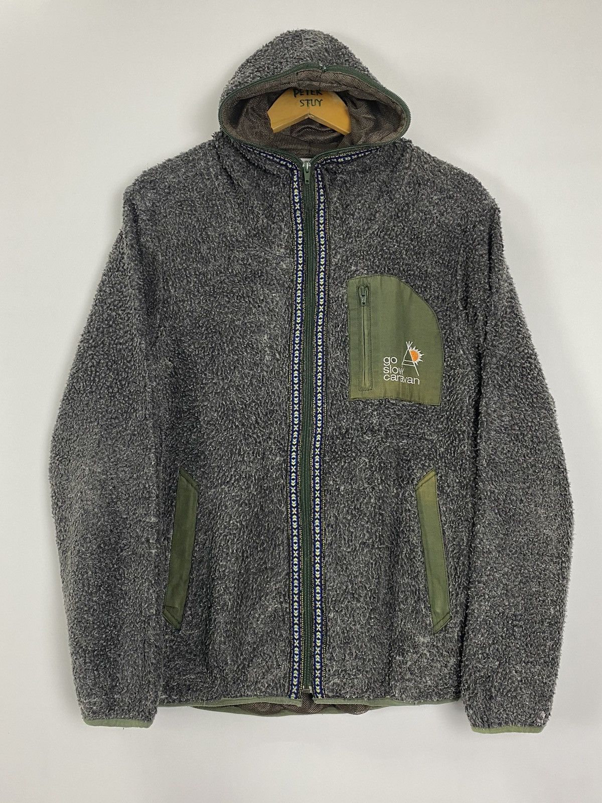 Vintage × go slow caravan Glo Slow Carawan Sherpa Jacket Size US M / EU 48-50 / 2 - 2 Thumbnail