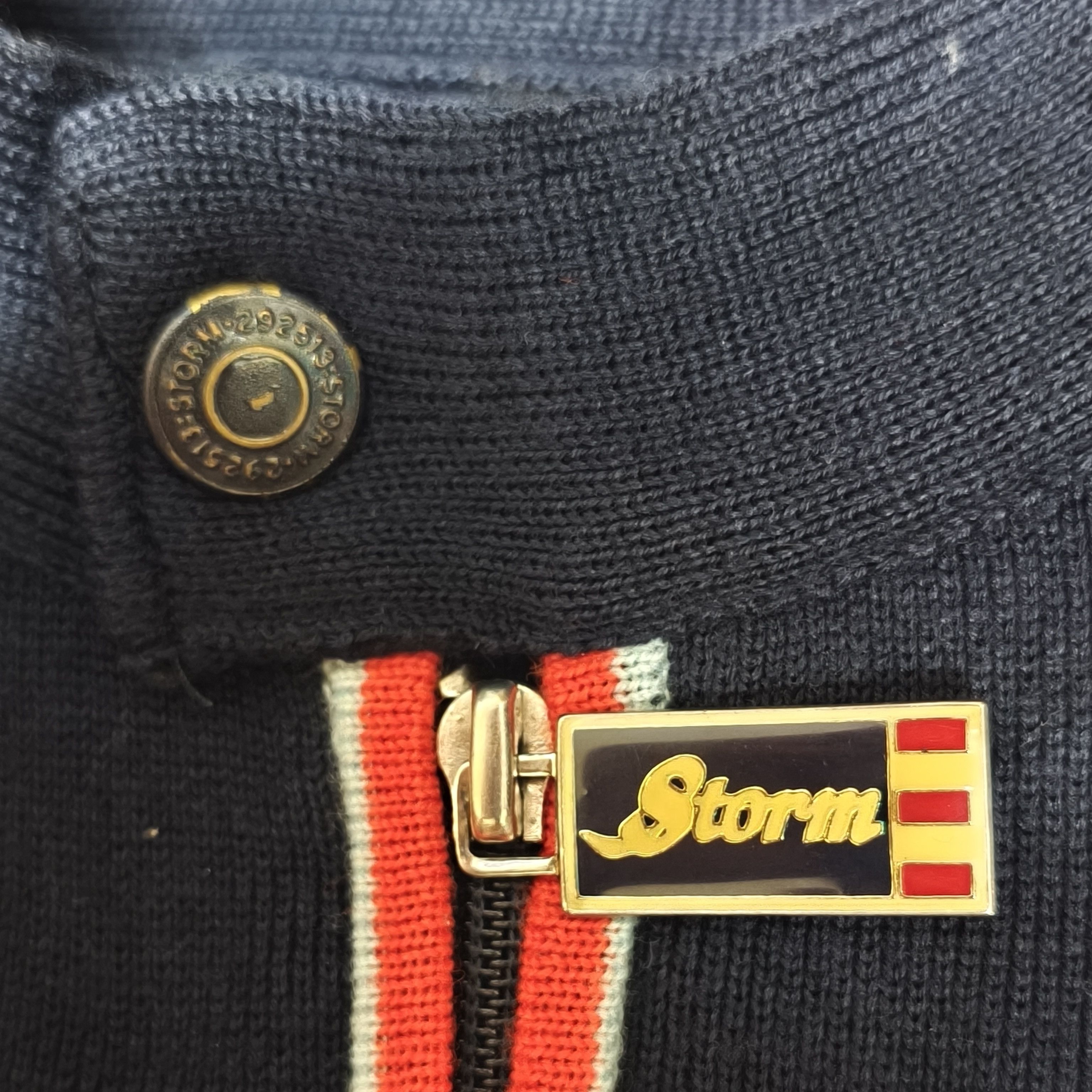 Beauty Beast 292513=Storm Storm Sport Wool Zip Knit Cropped Jacket 90s Size XS / US 0-2 / IT 36-38 - 5 Thumbnail