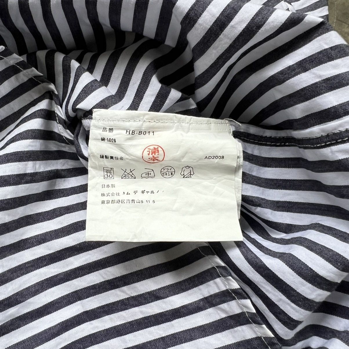 Comme des Garcons AD 2008 Comme Des Cargons Homme Stripe Long Sleeve Shirt Size US M / EU 48-50 / 2 - 5 Thumbnail