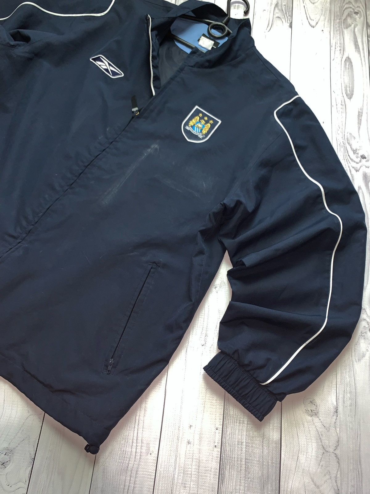 Reebok × Vintage Manchester City Reebok vintage track jacket Size XL Size US XL / EU 56 / 4 - 6 Thumbnail