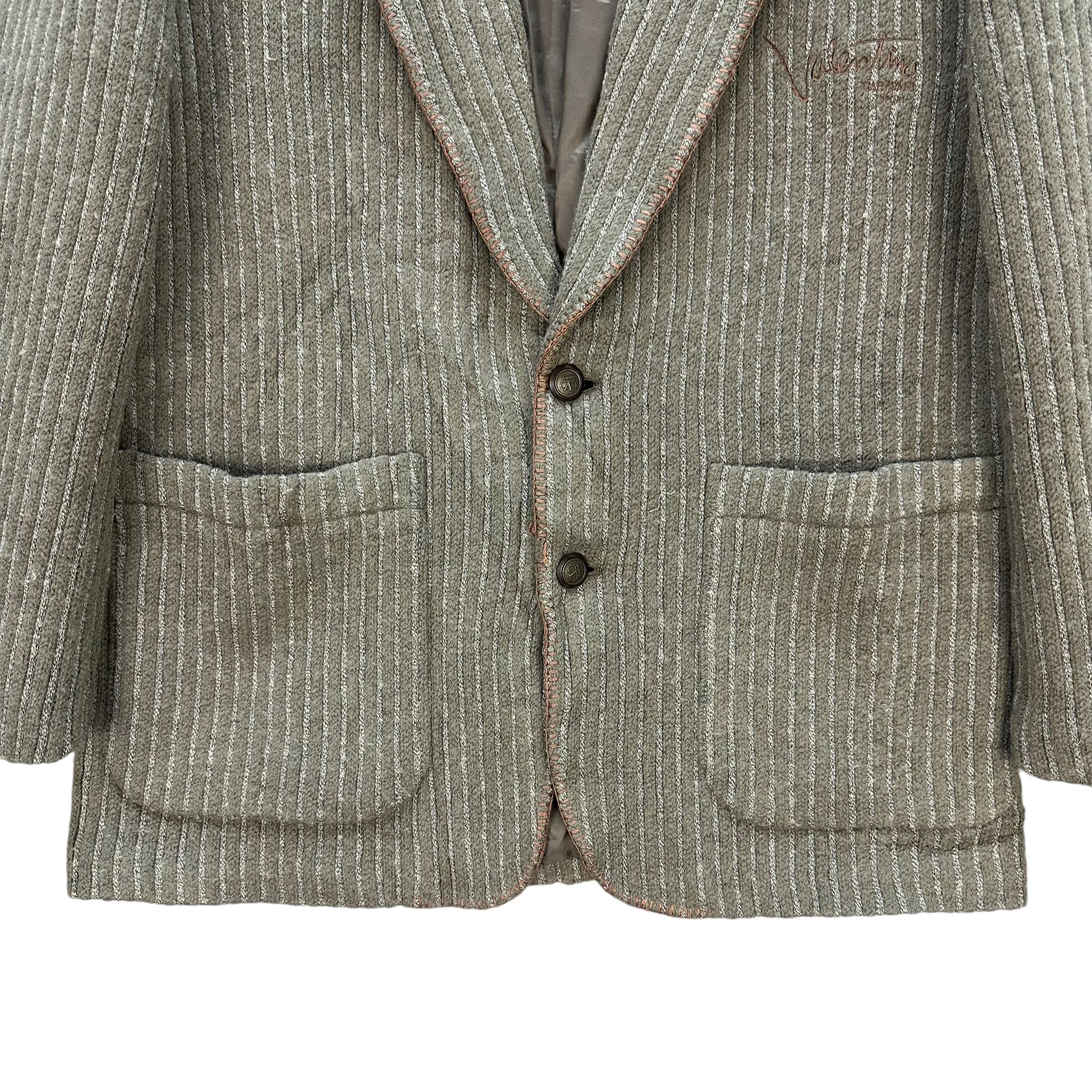 Valentino VALENTINO GARAVANI SPORT STRIPED CASUAL JACKET #8318-003 Size US M / EU 48-50 / 2 - 3 Thumbnail