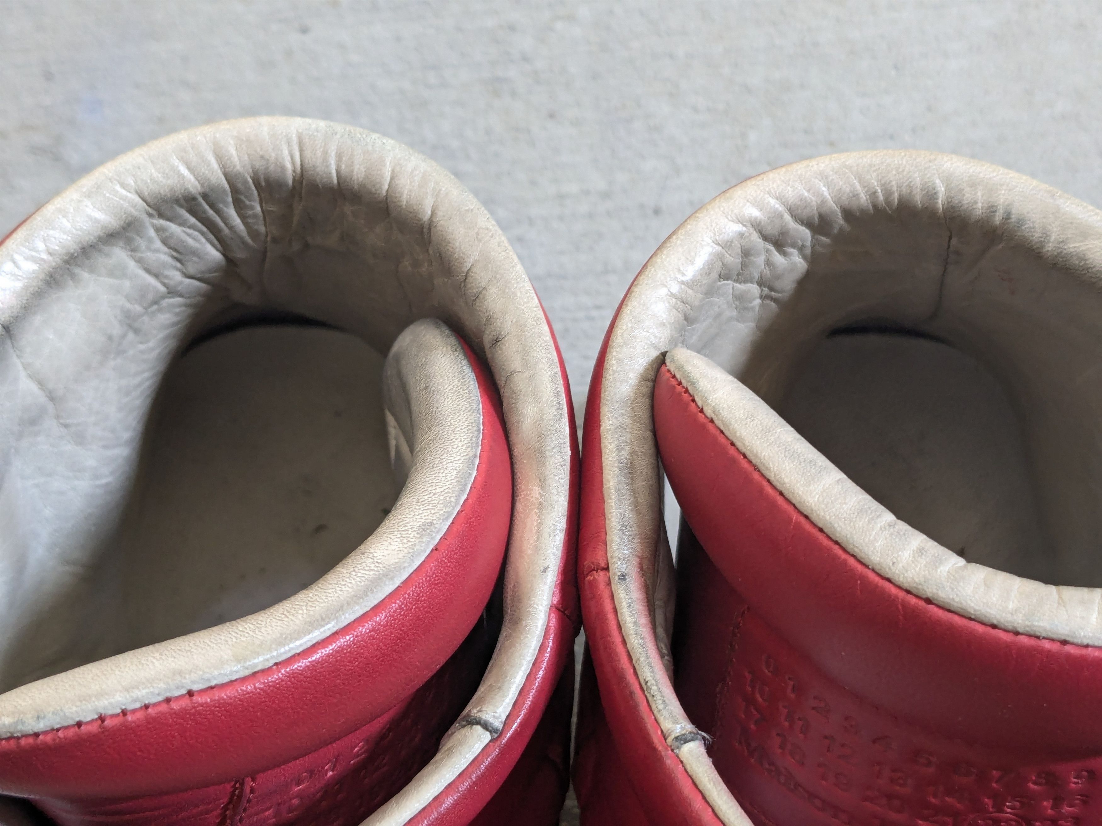 Maison Margiela Maison Margiela Future High Tops Red 9.5 42.5 High Leather Size US 9.5 / EU 42-43 - 9 Thumbnail