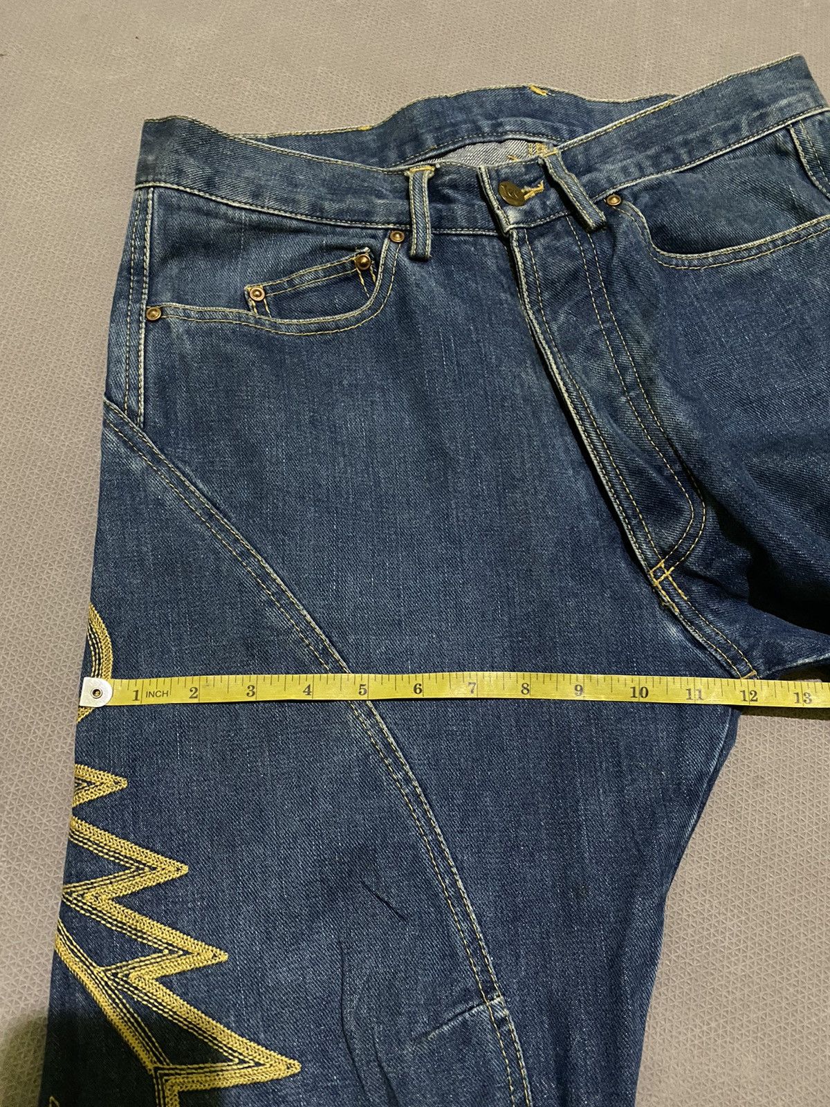 Japanese Brand × Lee × Vintage Lee jeans embroidery buckle denim Size US 32 / EU 48 - 14 Thumbnail