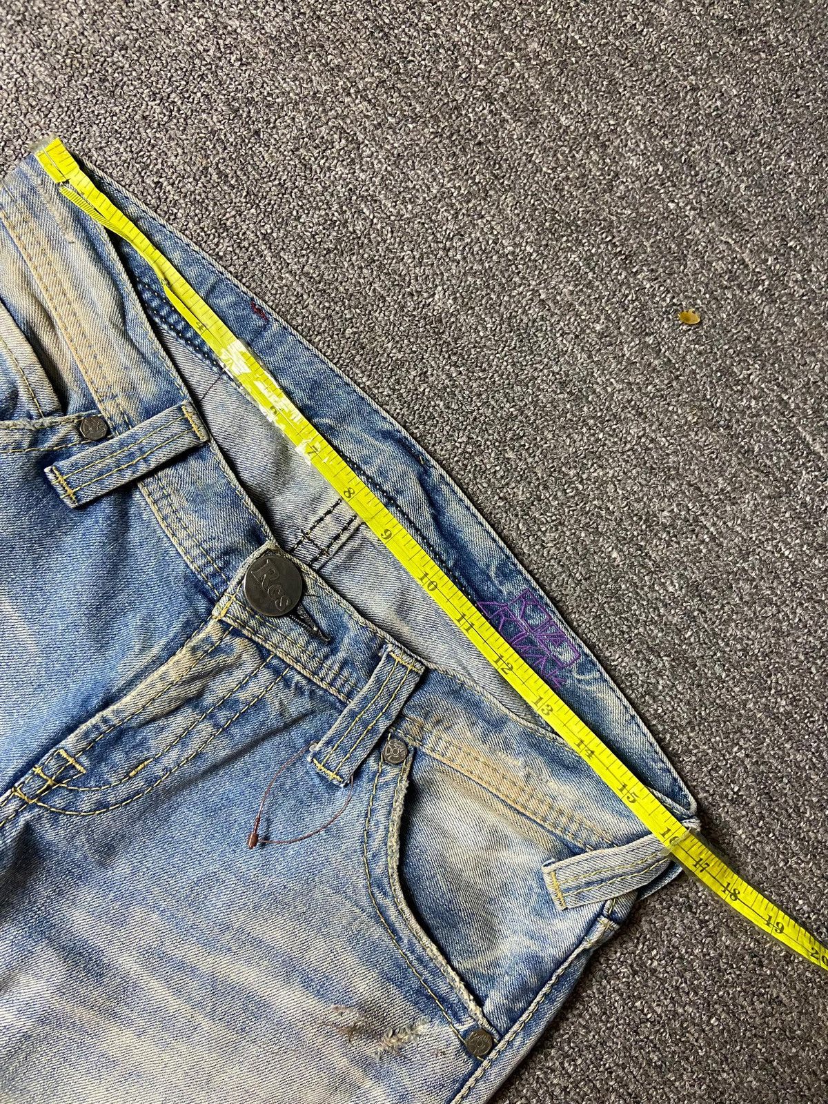 Japanese Brand × Vintage Vintage Rodeo Crowns Distressed Denim Ripped Jeans (122) Size US 32 / EU 48 - 7 Thumbnail