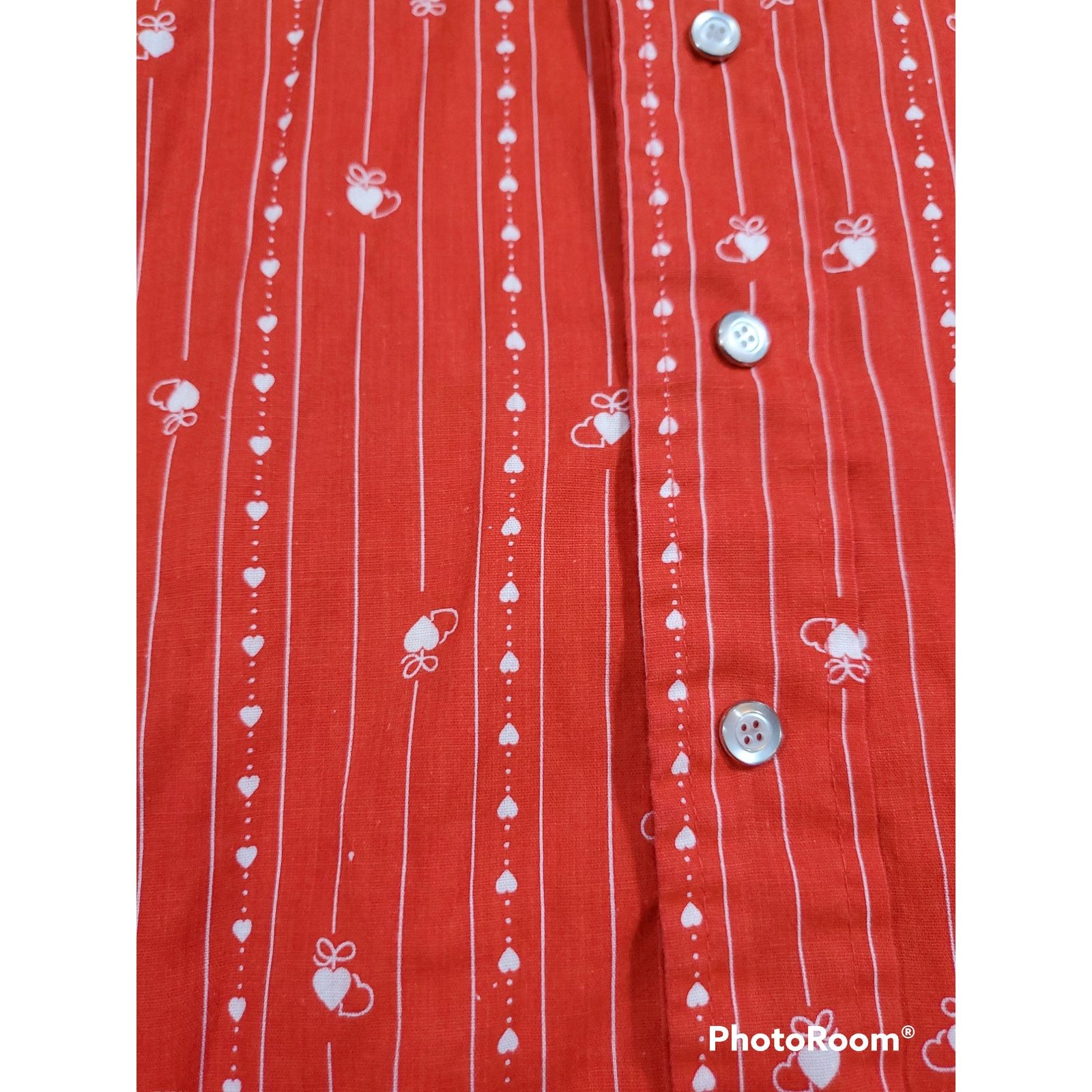 Other Vintage, Hand Crafted, Hearts, Men's Shirt | Size L or XL Size US L / EU 52-54 / 3 - 3 Thumbnail