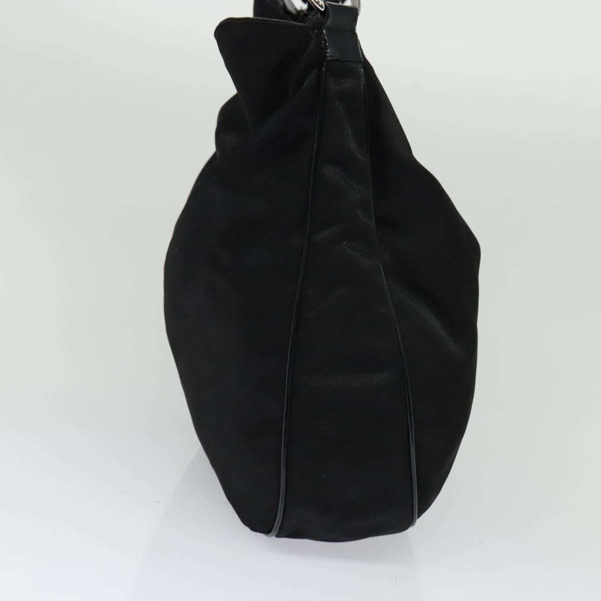 Gucci GUCCI Bamboo Hand Bag Nylon Black Silver 001 2404 001 2404 Size ONE SIZE - 4 Thumbnail