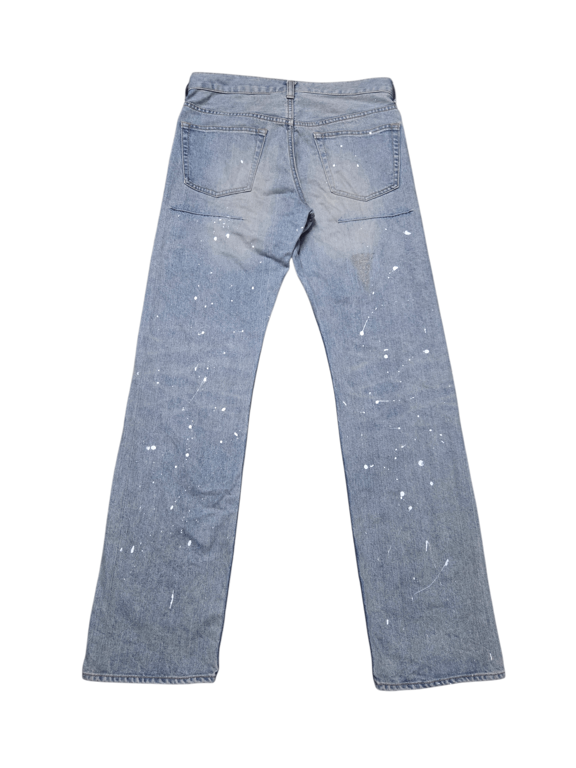 If Six Was Nine Takeo kikuchi paint splatter distressed jeans style Size US 30 / EU 46 - 2 Thumbnail