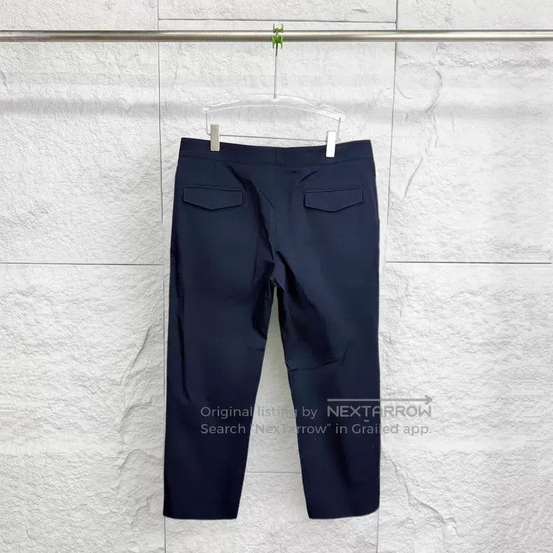 Hermes Hermes Blue Straight Adjustable Belt Casual Trousers Size US 30 / EU 46 - 2 Thumbnail