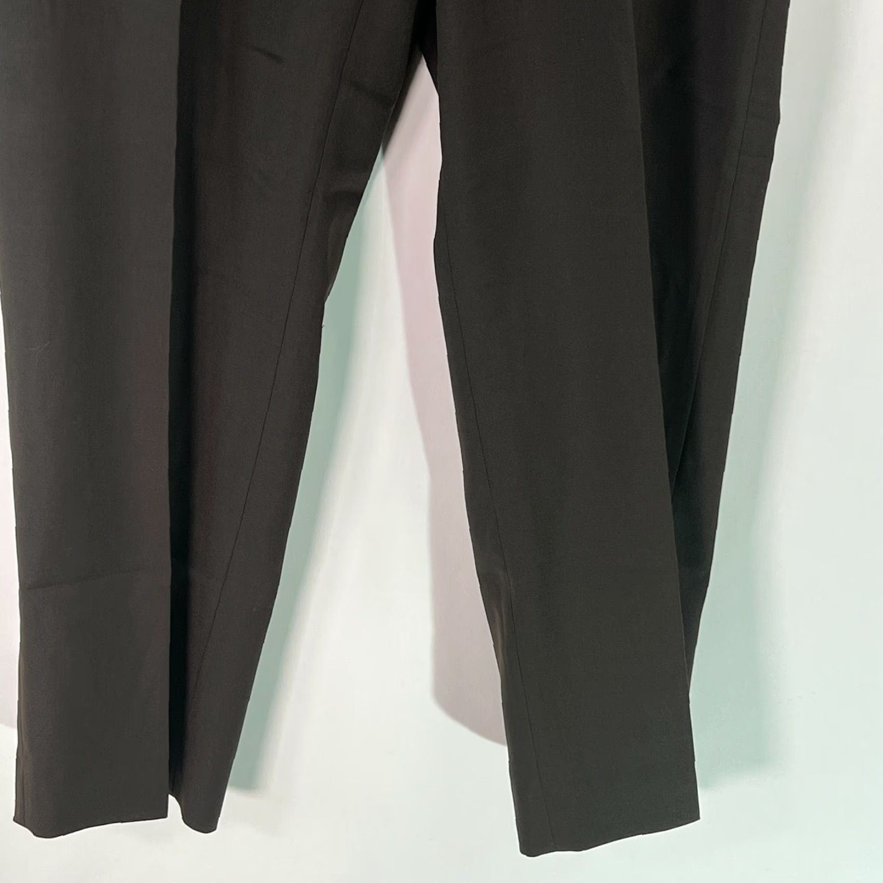 Vintage Louis Raphael Mens Dress Pant Cuffed Mid Rise Chocolate Brown 34X30 Pants Straight Leg 65% Polyester 35% Worsted Wool Included Pockets Belt Loops Size US 40 / EU 56 - 5 Thumbnail