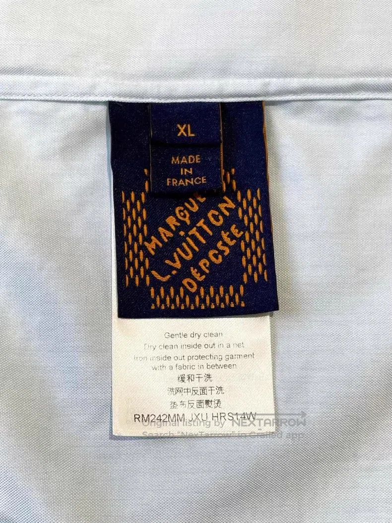 Louis Vuitton Louis Vuitton Monogrammed embroidered single-breasted shir Size US XL / EU 56 / 4 - 6 Thumbnail