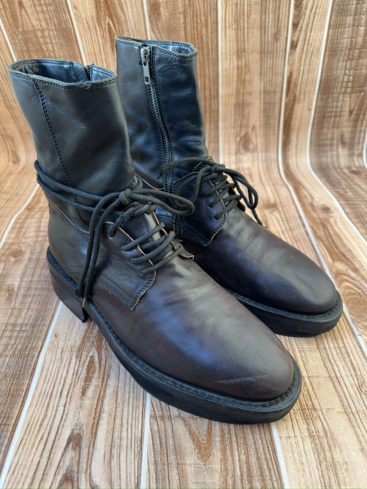 Ann Demeulemeester Ann Demeulemeester Hybrid Derby Boots Size US 8 / EU 41 - 1 Thumbnail