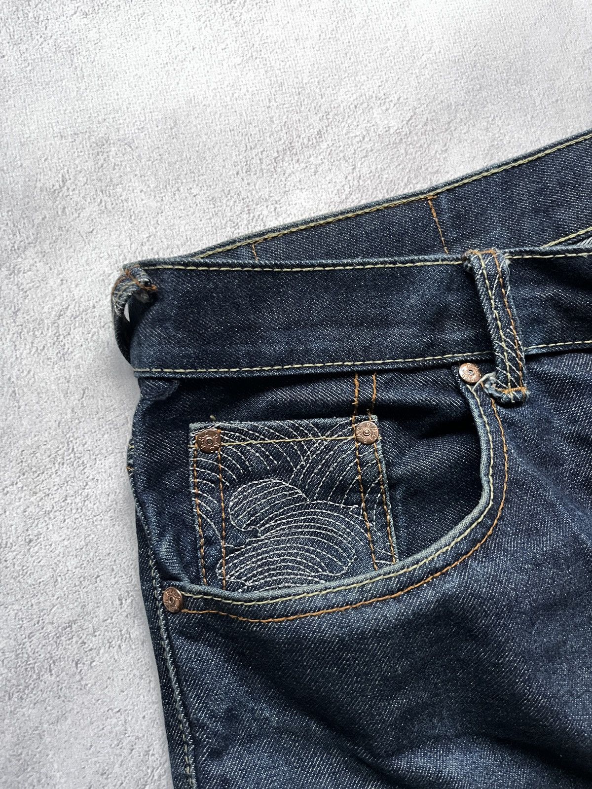 RMC Jeans Vintage rare red monkey company jeans Size US 34 / EU 50 - 7 Thumbnail