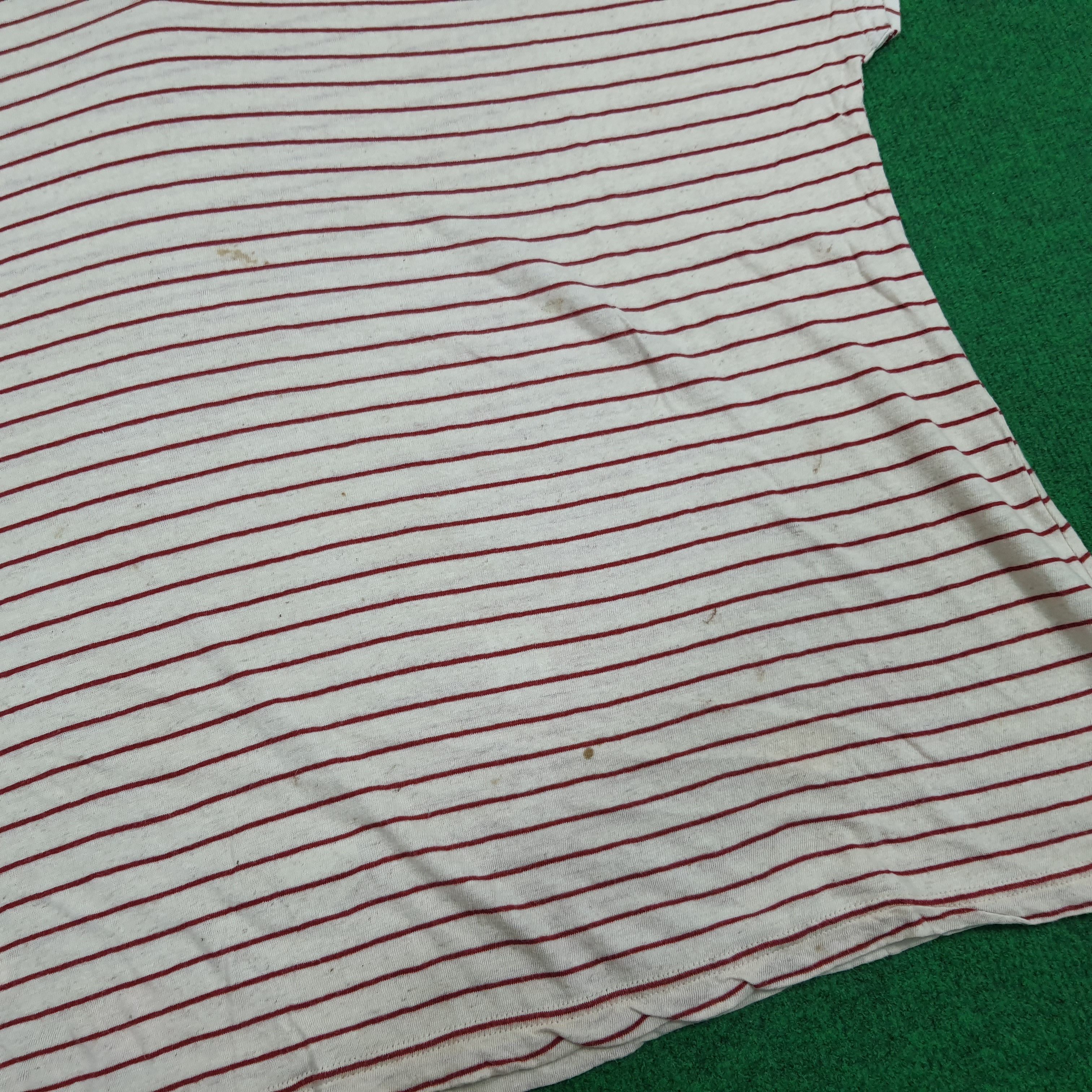Issey Miyake × Japanese Brand × Vintage Vintage Plantation by Issey Miyake Japan Stripes Tshirt Size M / US 6-8 / IT 42-44 - 2 Thumbnail