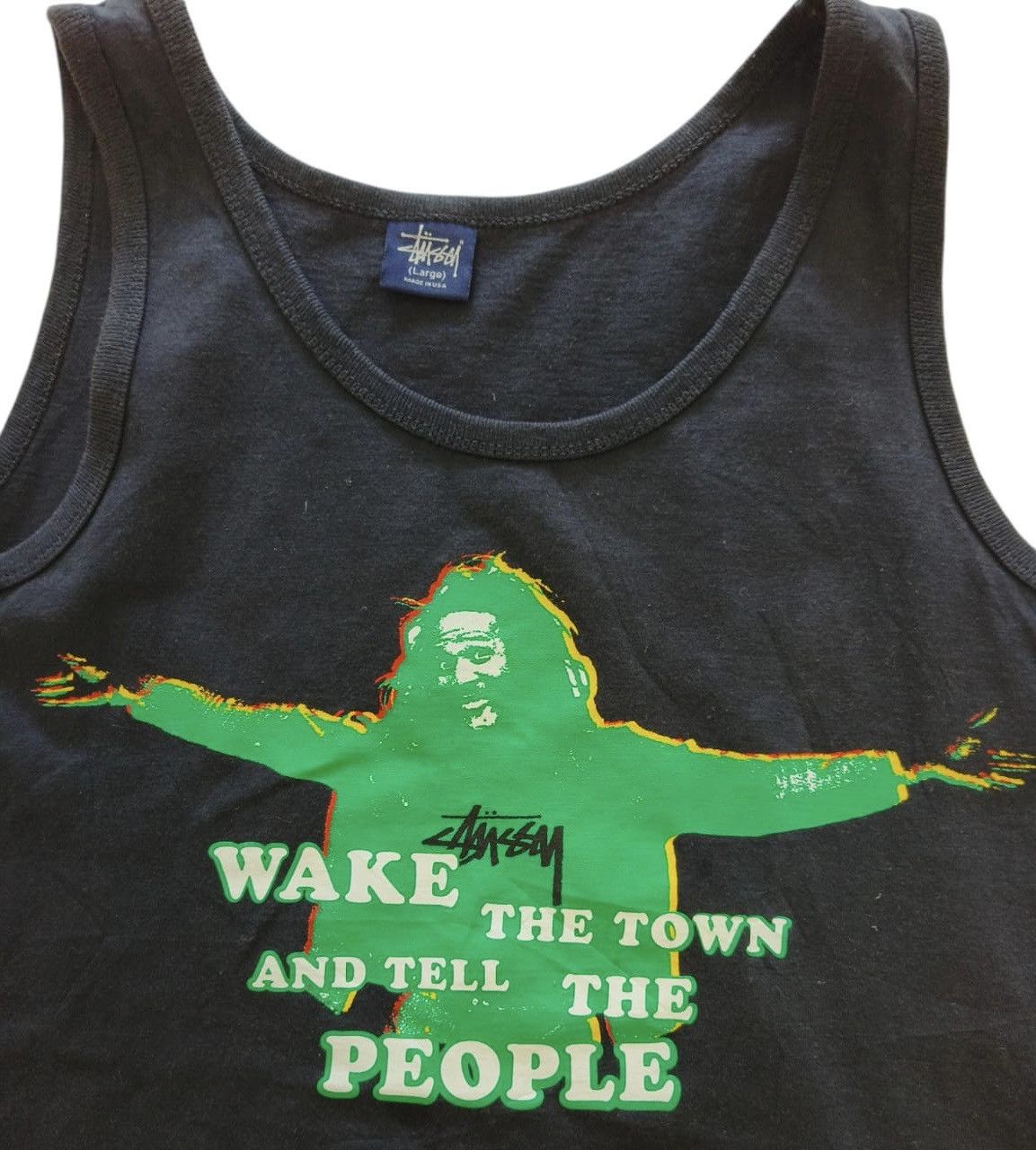 Stussy Vintage Stussy X Bob Marley Singlet Size US L / EU 52-54 / 3 - 7 Thumbnail