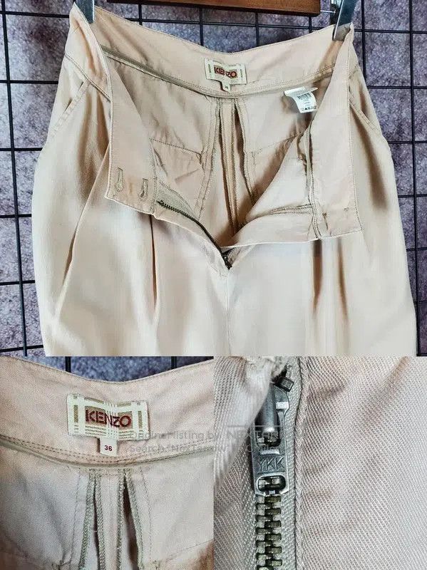 Kenzo KENZO Summer Pink Wrinkled Casual Pants . Size 23" - 4 Thumbnail