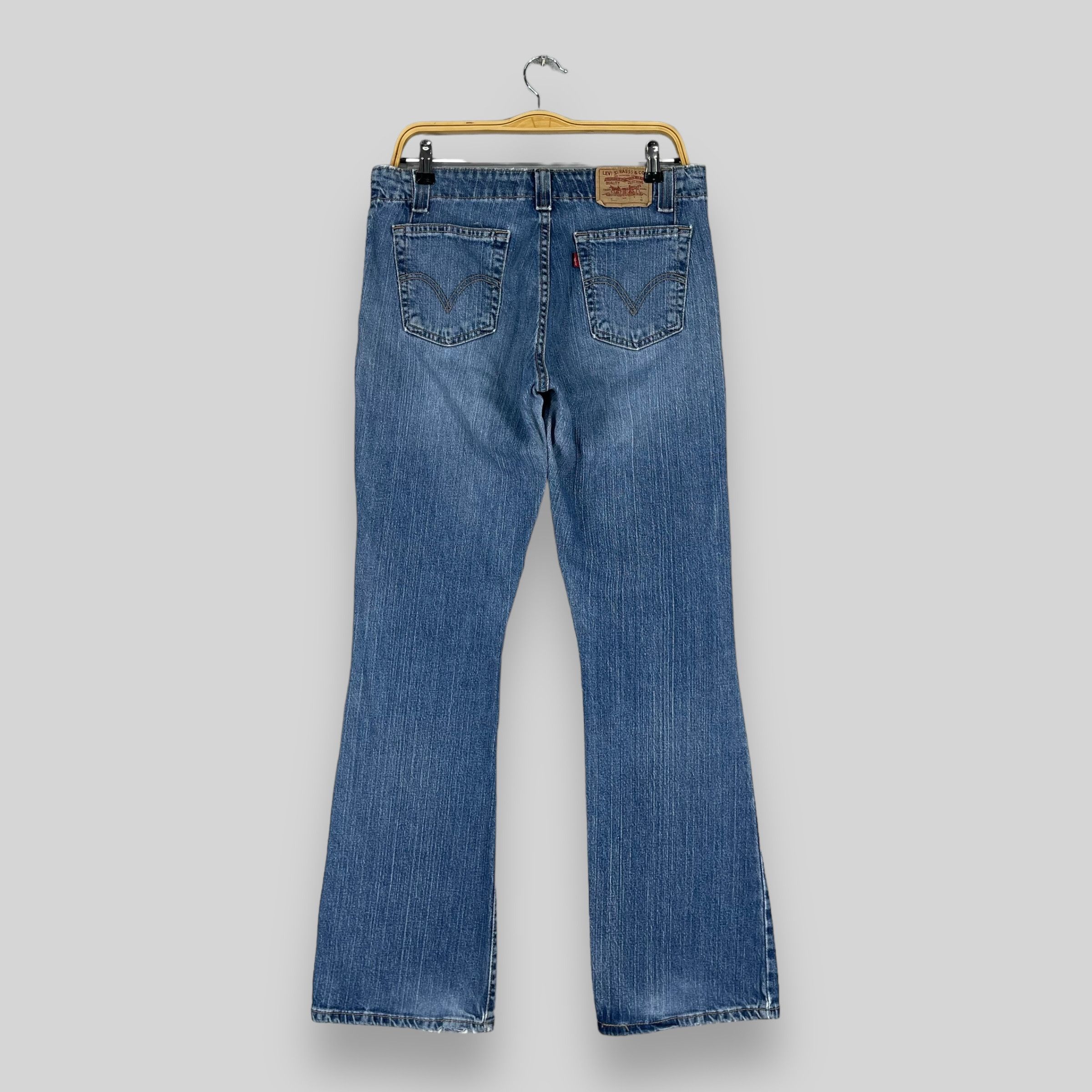 Levi's × Vintage Size 33 Vintage Levis 525 Distressed Low Bootcut Women Jeans Size 33" - 5 Thumbnail