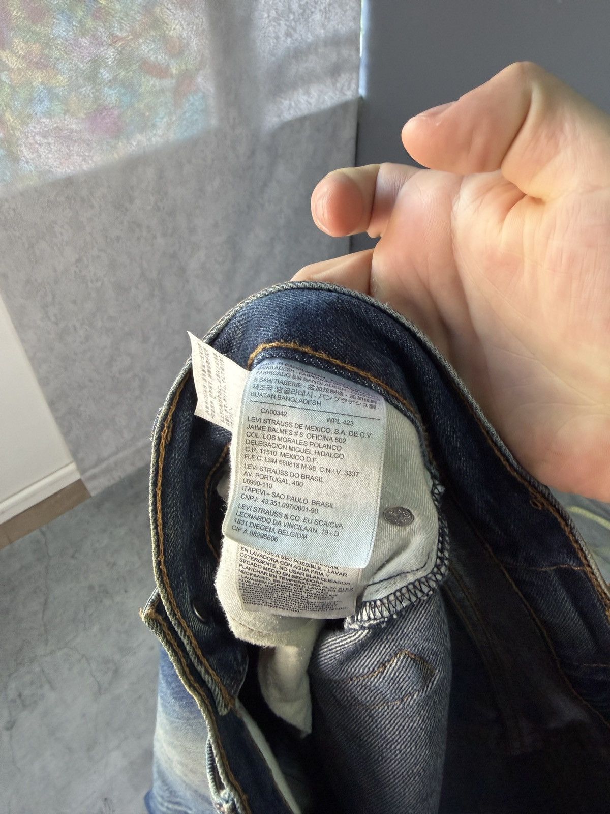 Levi's Vintage Levi's Jeans 505 Faded Blue Straight Leg Denim 36x32 Size US 36 / EU 52 - 7 Thumbnail
