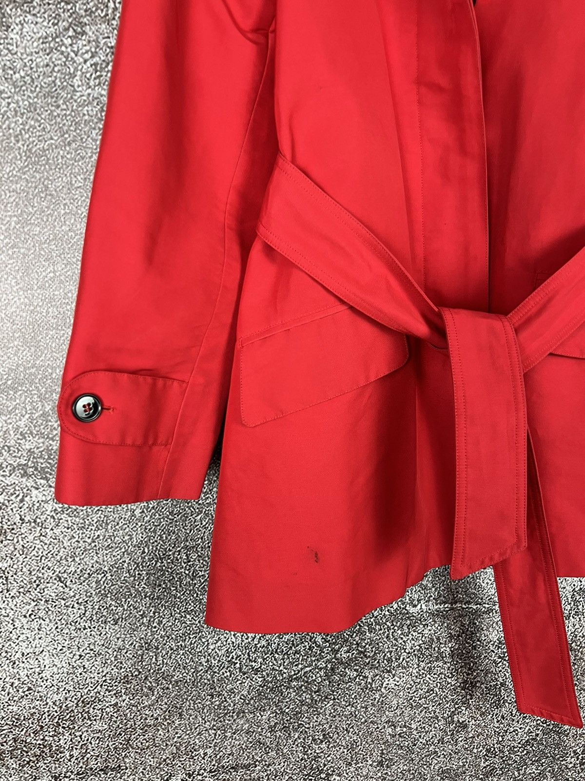 Designer × Dolce & Gabbana Dolce & Gabbana Red Polka dot Trench Coat Made in Italy Size S / US 4 / IT 40 - 7 Thumbnail